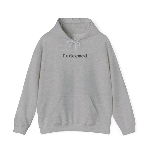 REDEEMED. Not Broken. ✝️ Premium Heavy Blend Hoodie.