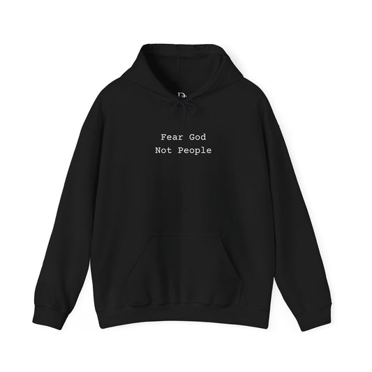 Fear God Not People ✝️ Premium Heavy Blend Minimal Faith Pullover.